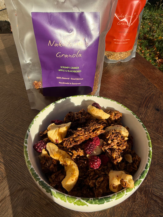Scrumpy Crunch – Apple & Blackberry Granola